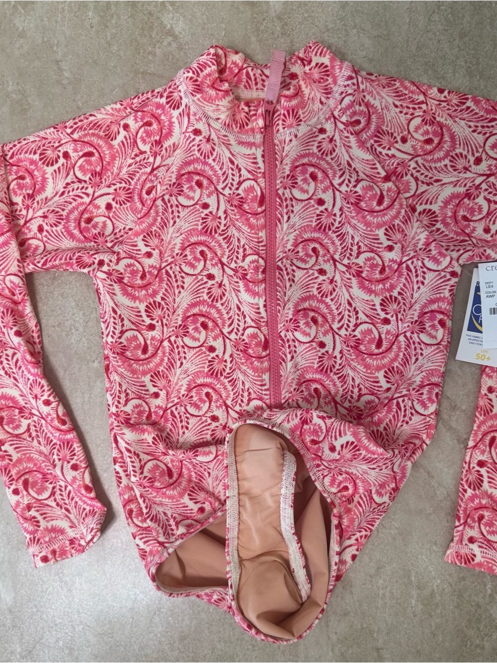 J. Crew rash guard swimsuit with UPF 50+ - Picture 8 of 13